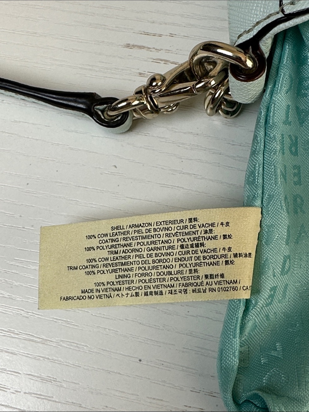 kate spade pale blue Saffiano Leather Chain Strap & Crossbody - Picture 11 of 12